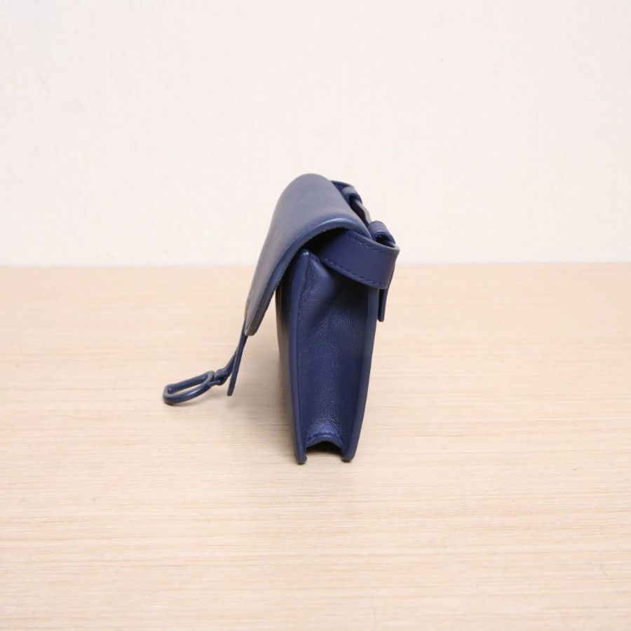 DIOR(迪奧) SADDLE 馬鞍 腰包 17 墨藍色 帆布 2019 Oblique印花-4