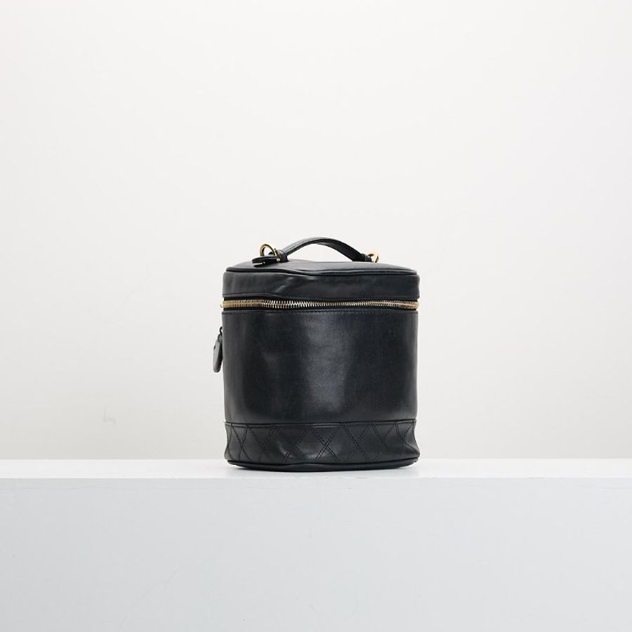 chanel vintage化妝包-1