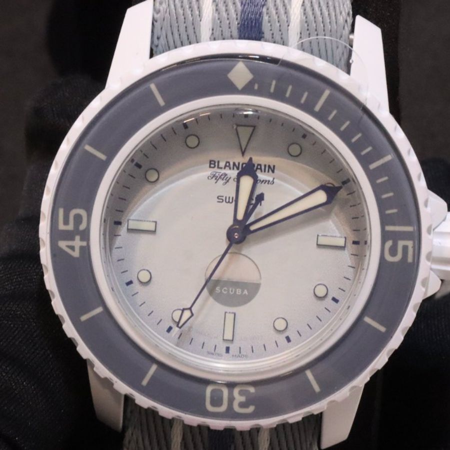 全新swatch × blancpain 白色🤍-5
