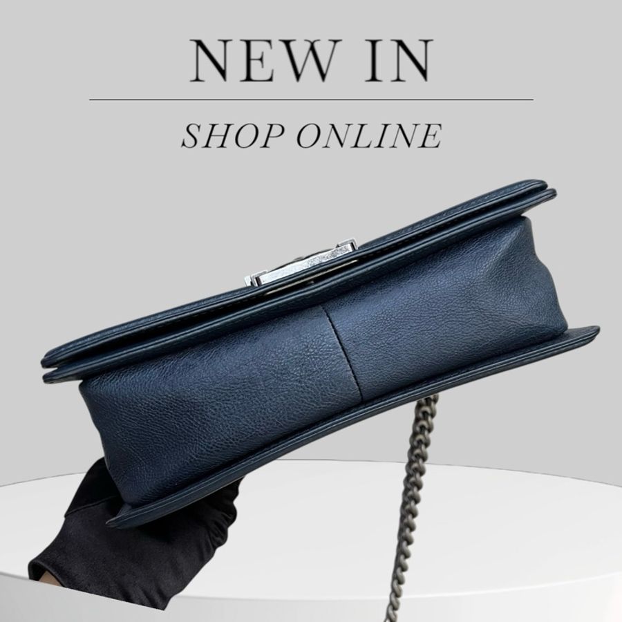 Chanel Caviar Leboy medium 荔枝皮boy-2