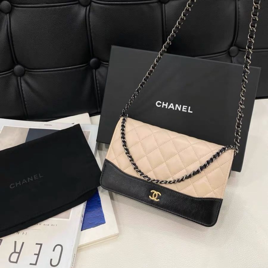 Chanel 香奈兒 woc 米色拼黑 專櫃漲至10w+🔥-4