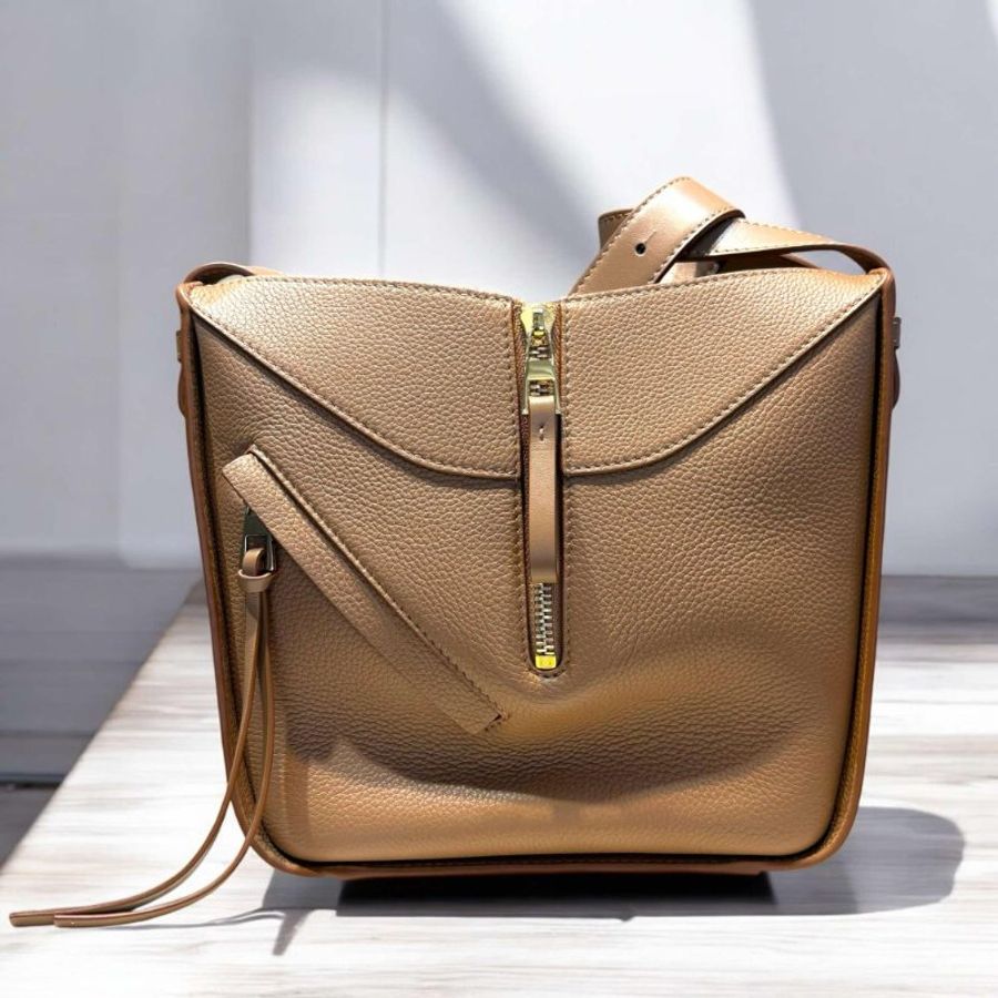 LOEWE吊床包/焦糖色-4