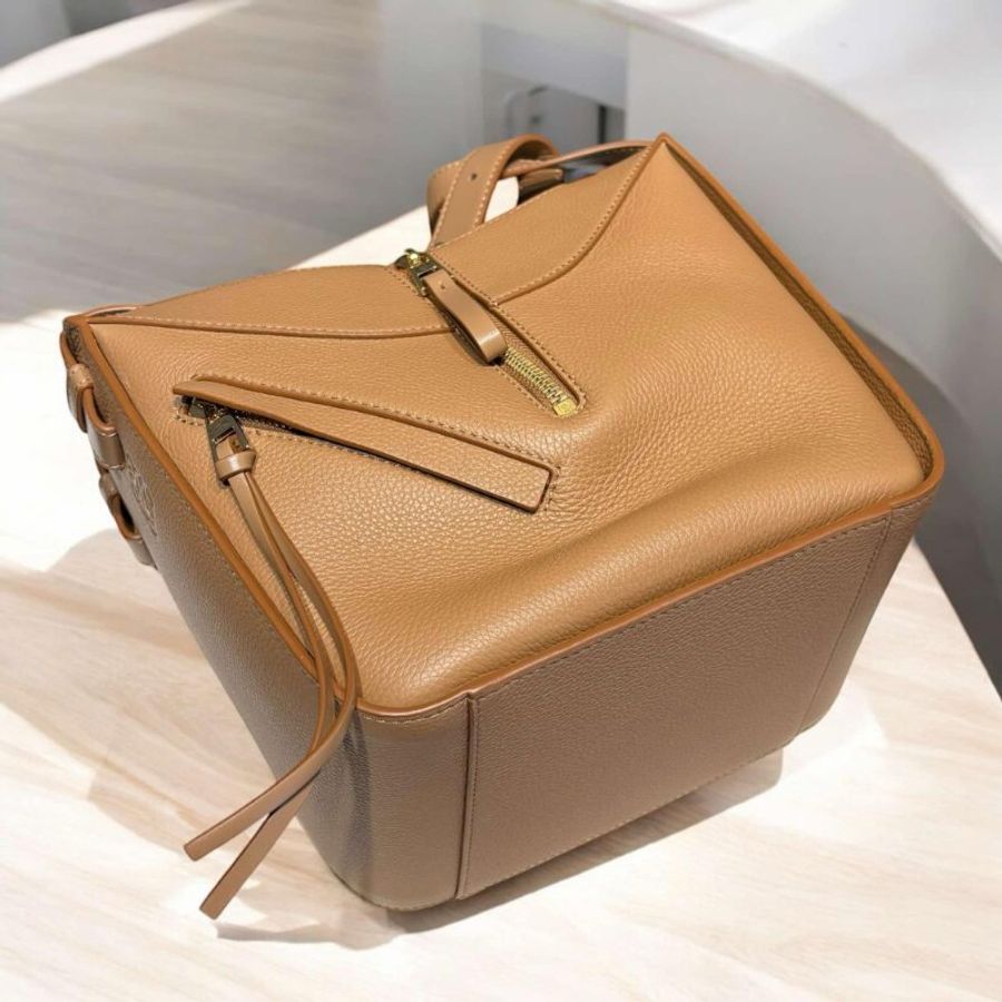 LOEWE吊床包/焦糖色-5