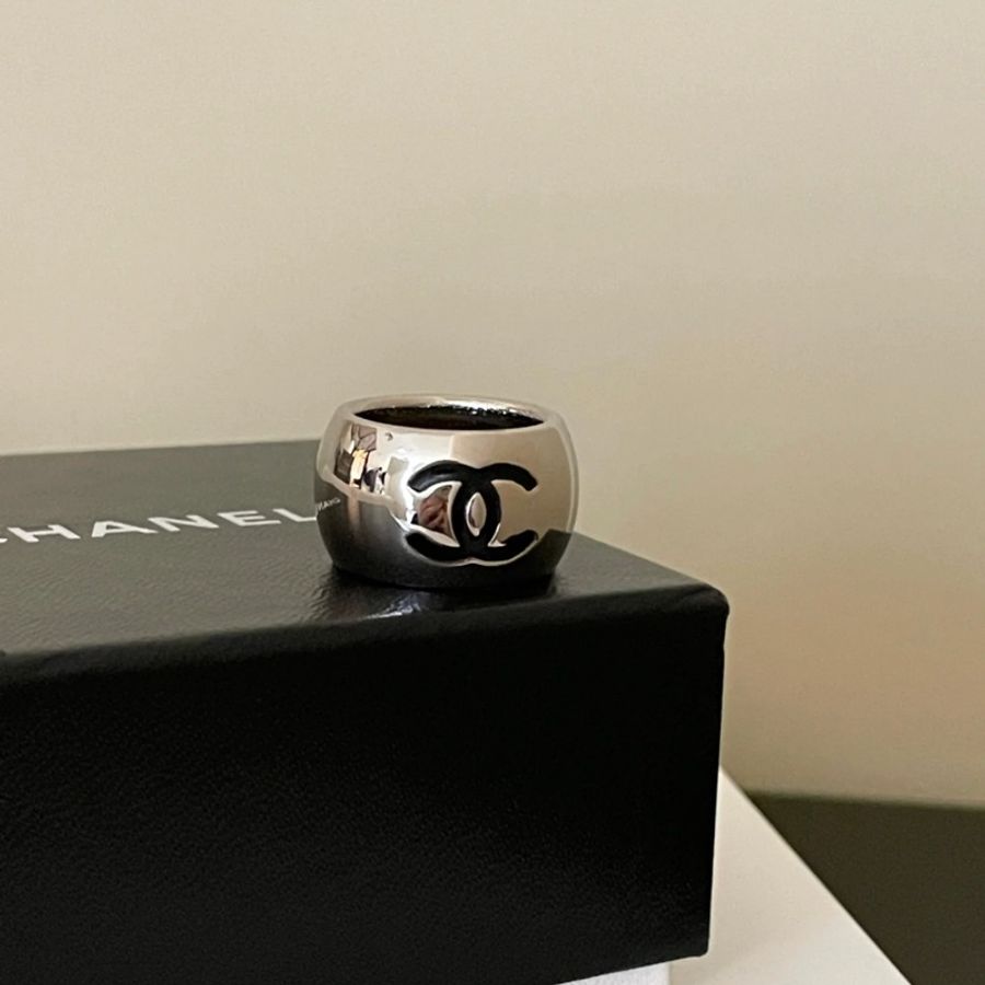 「JL精品代購」Chanel 香奈兒 戒指 雙面設計-0