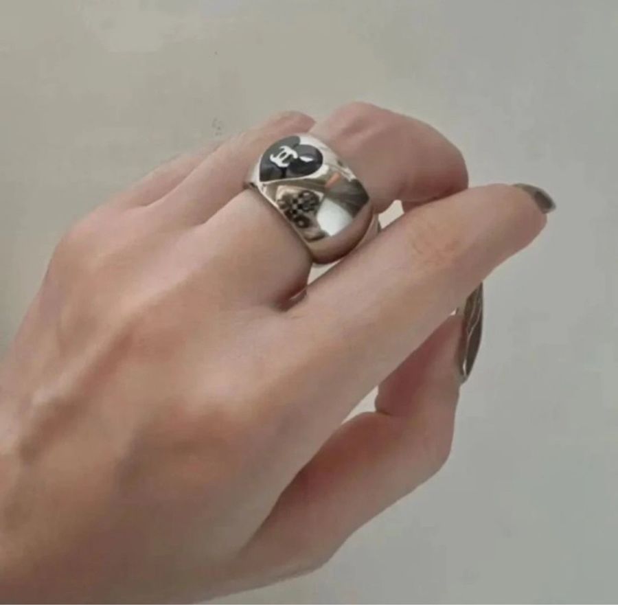 「JL精品代購」Chanel 香奈兒 戒指 雙面設計-4