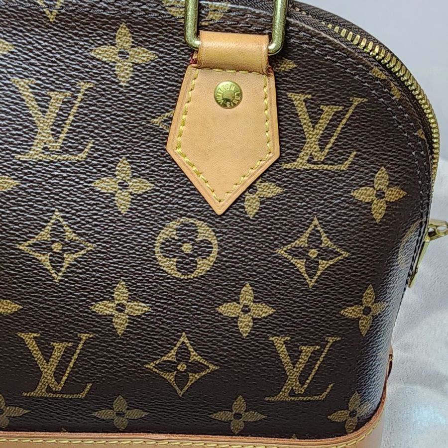 Louis Vuitton 路易威登 Alma BB 經典 Monogram LOGO 老花貝殼包|兩用/手提/斜背-16