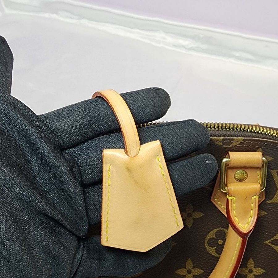 Louis Vuitton 路易威登 Alma BB 經典 Monogram LOGO 老花貝殼包|兩用/手提/斜背-21