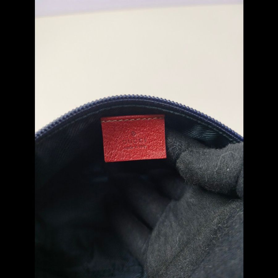 GUCCI GG帆布配件袋GG圖案單手柄迷你手提包 -12