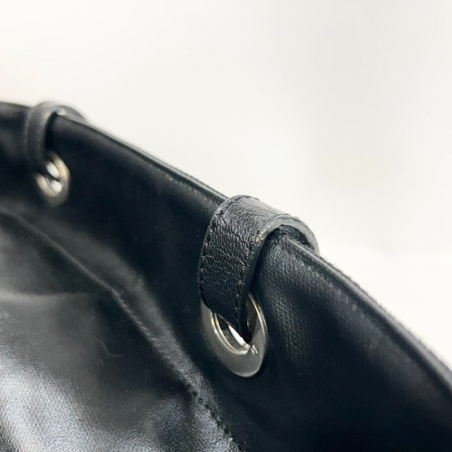Chanel黑色牛皮帆布Paris Biarritz托特包A34210-10