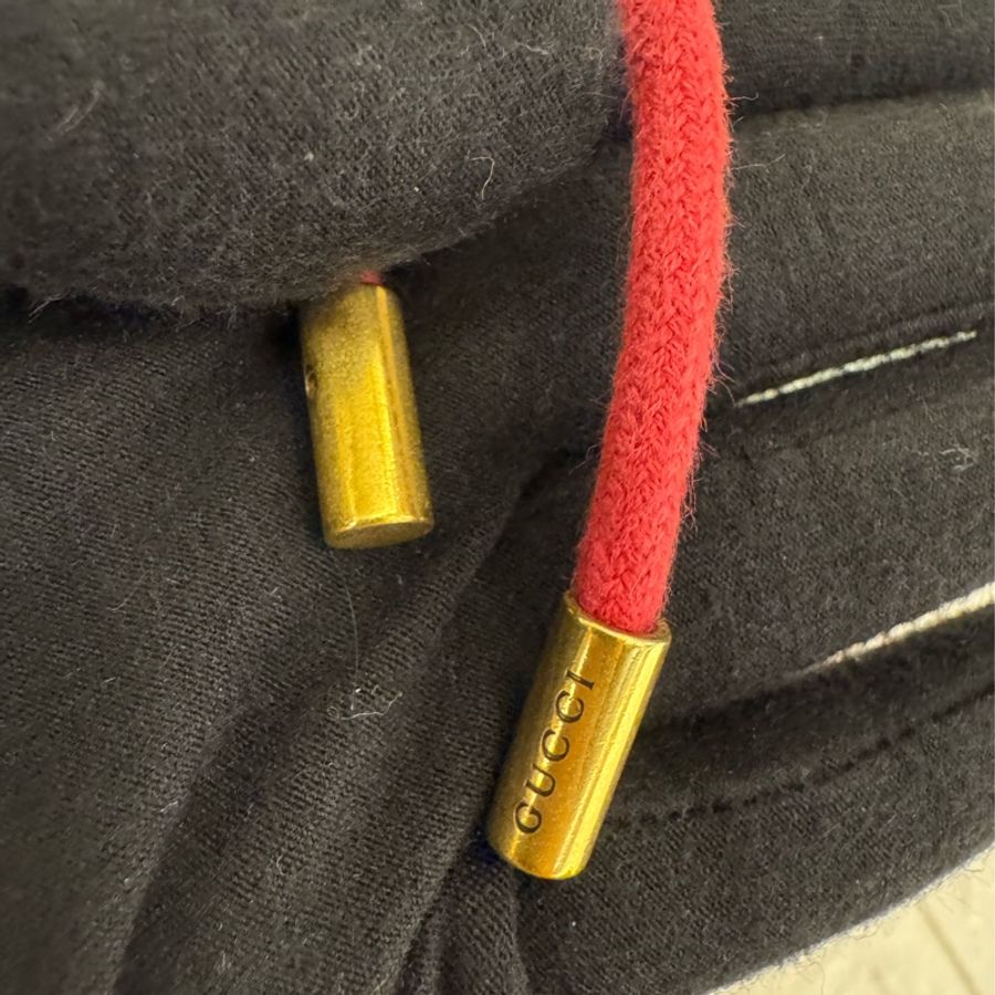 GUCCI 紅色金雙G水桶包-11