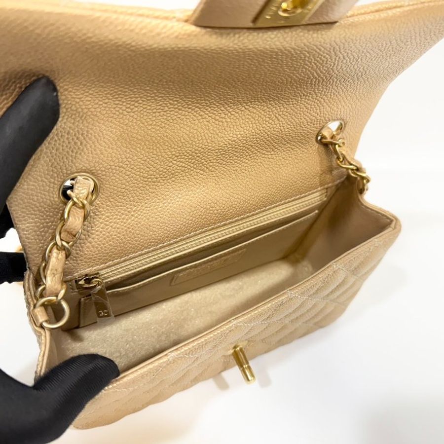 CHANEL 金色牛皮金釦COCO20/A69900-10