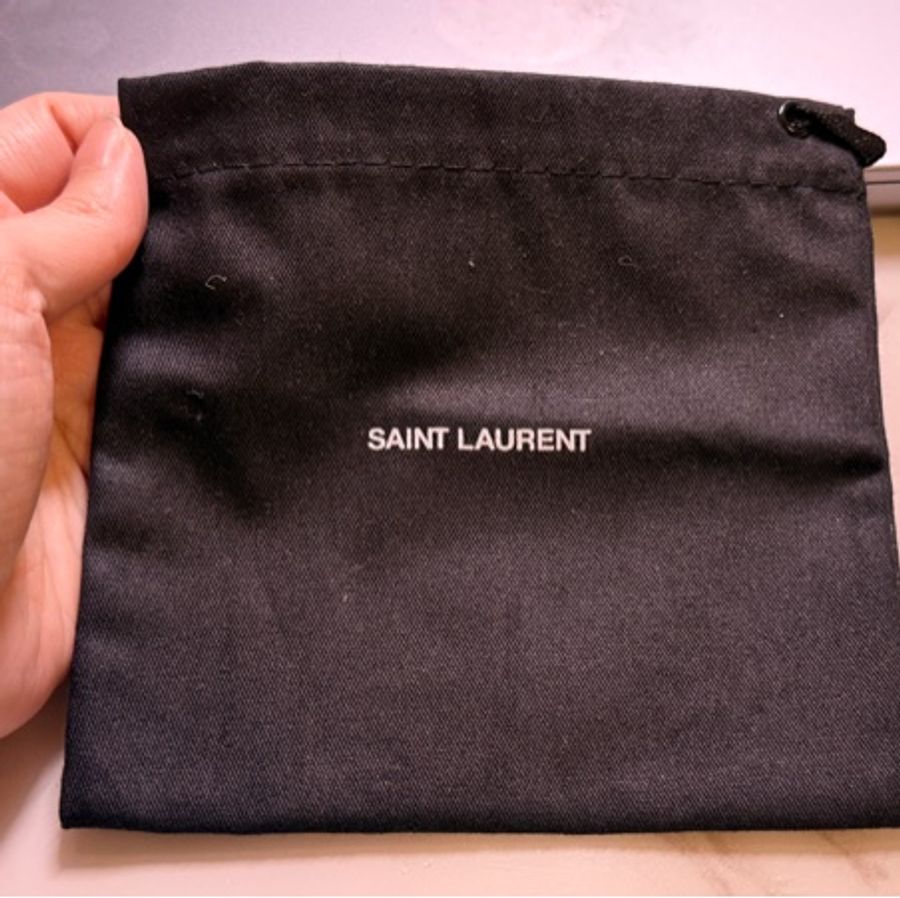 YSL Logo 玫瑰金手鍊-4