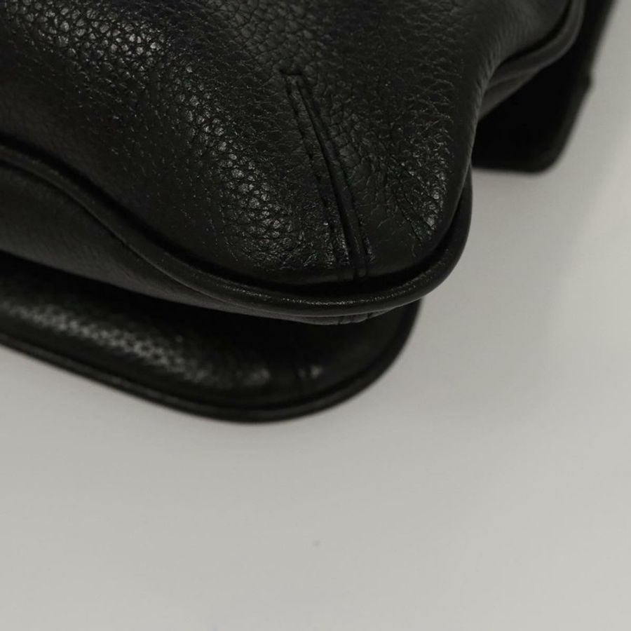 【日本直送】MCM 鏈條單肩包 皮革 黑色 金色 正品 MY306-15