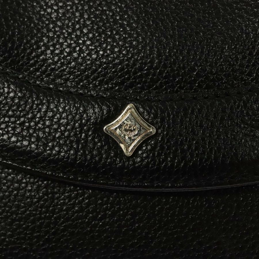 【日本直送】MCM 鏈條單肩包 皮革 黑色 金色 正品 MY306-16