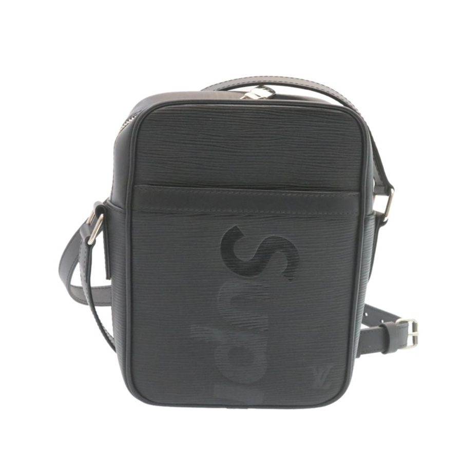 【日本直送】路易威登 Supreme Epi Danube 黑色肩背包 M53431 LV Auth ar5973SM-12