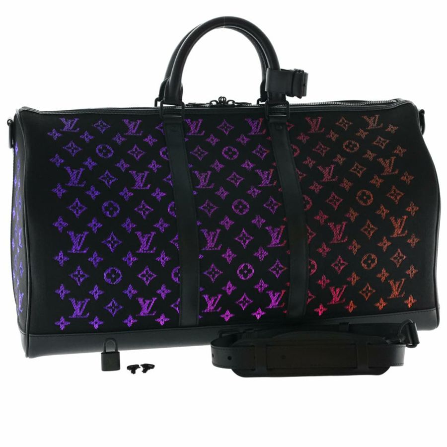 【日本直送】路易威登 Monogram Light Up Keepall Bandouliere 50 Boston M44770 Auth 32711SM-1