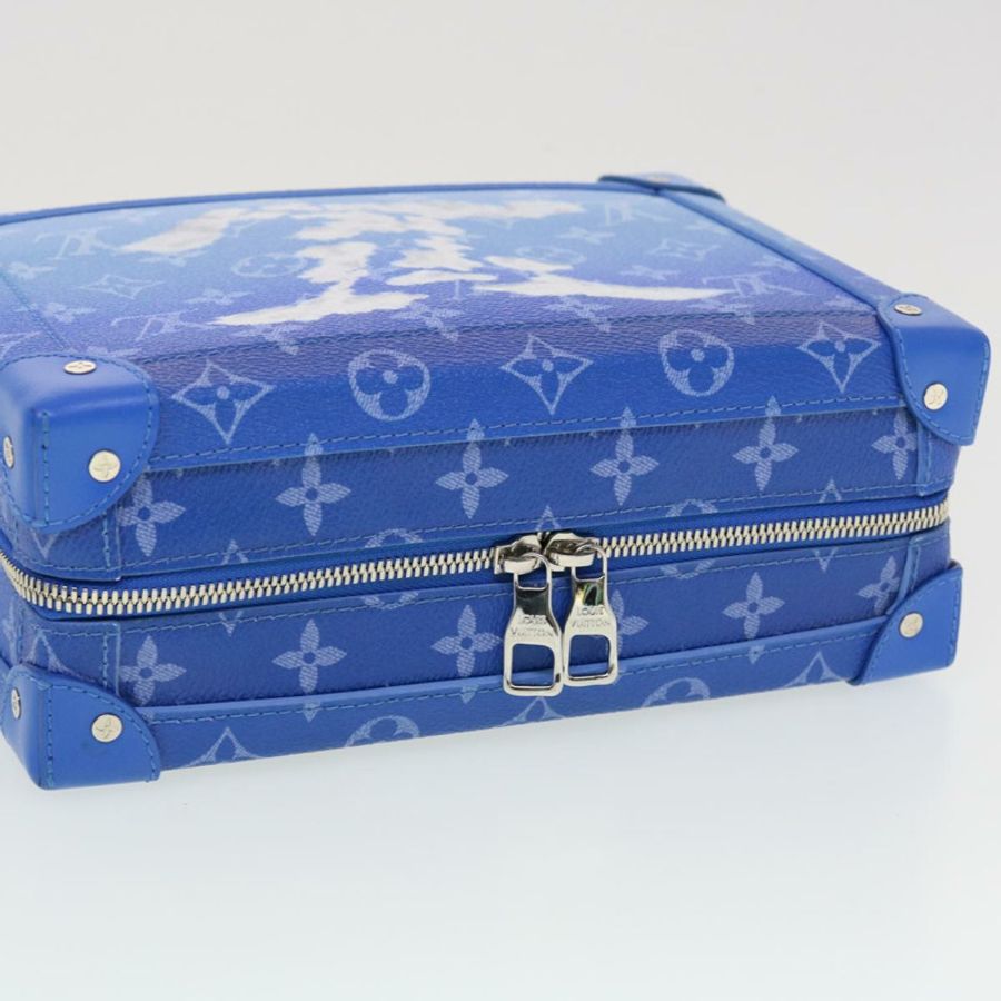 【日本直送】路易威登 Monogram Clouds Soft Trunk 單背包 藍色 M45430 LV Auth 42826SM-4