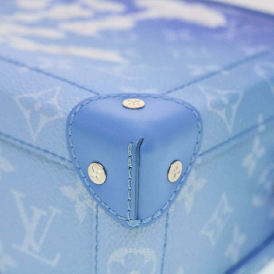 【日本直送】路易威登 Monogram Clouds Soft Trunk 單背包 藍色 M45430 LV Auth 42826SM-13