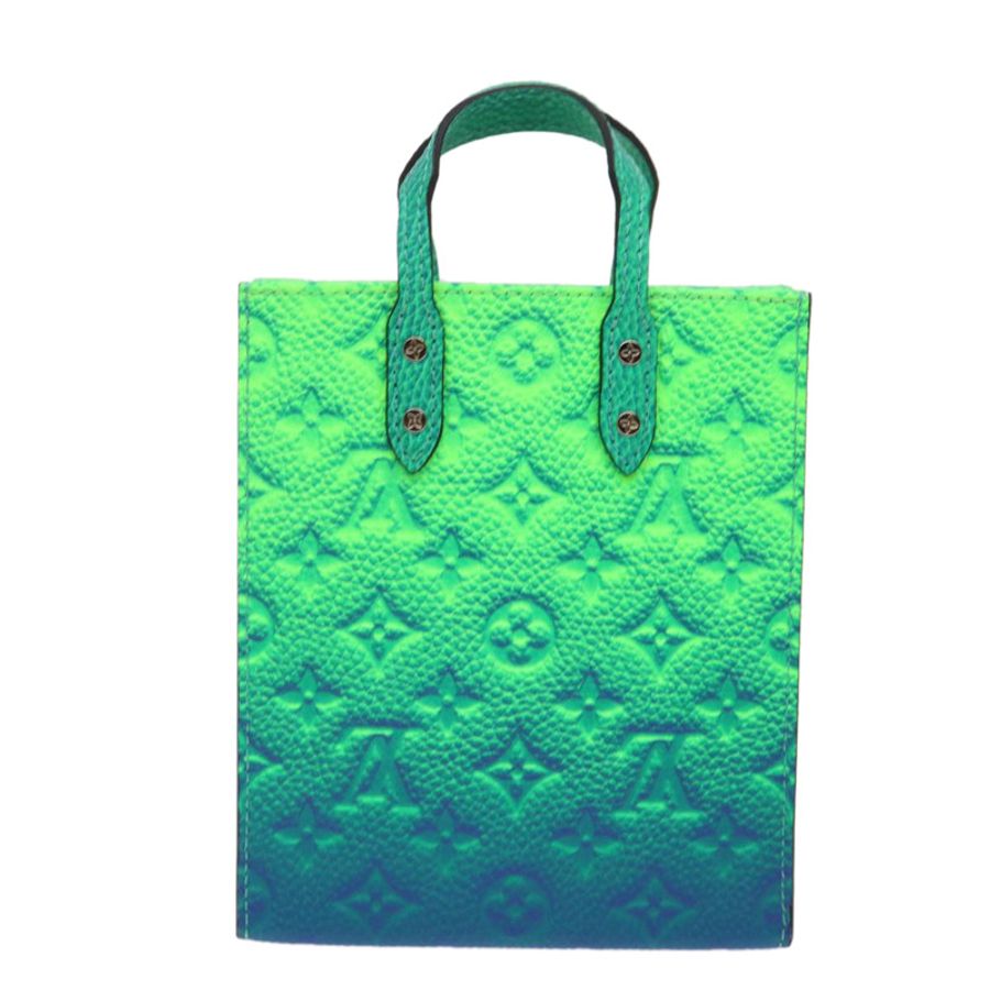 【日本直送】路易威登 Monogram Taurillon Illusion Sac Plat XS 包 M81221 LV Auth 47623SM-1