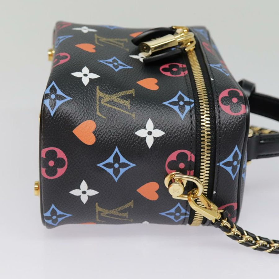 【日本直送】路易威登 Monogram Game On Vanity PM 手提包 黑色 M57482 LV 正品 89082SM-2