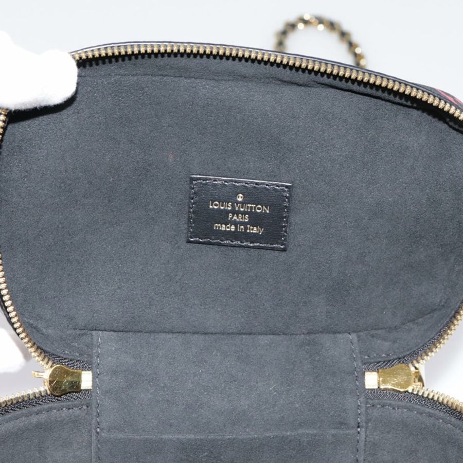 【日本直送】路易威登 Monogram Game On Vanity PM 手提包 黑色 M57482 LV 正品 89082SM-20