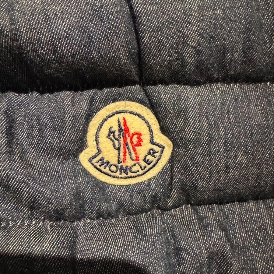 Moncler Dover Hooded Down Vest Moncler男生牛仔布羽絨背心-14