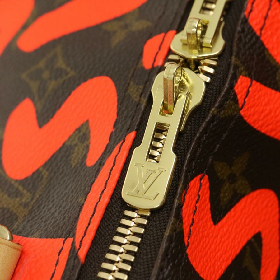 【日本直送】路易威登 Monogram Graffiti Keepall 50 波士頓包 橙色 M93699 正品 29908SV-19