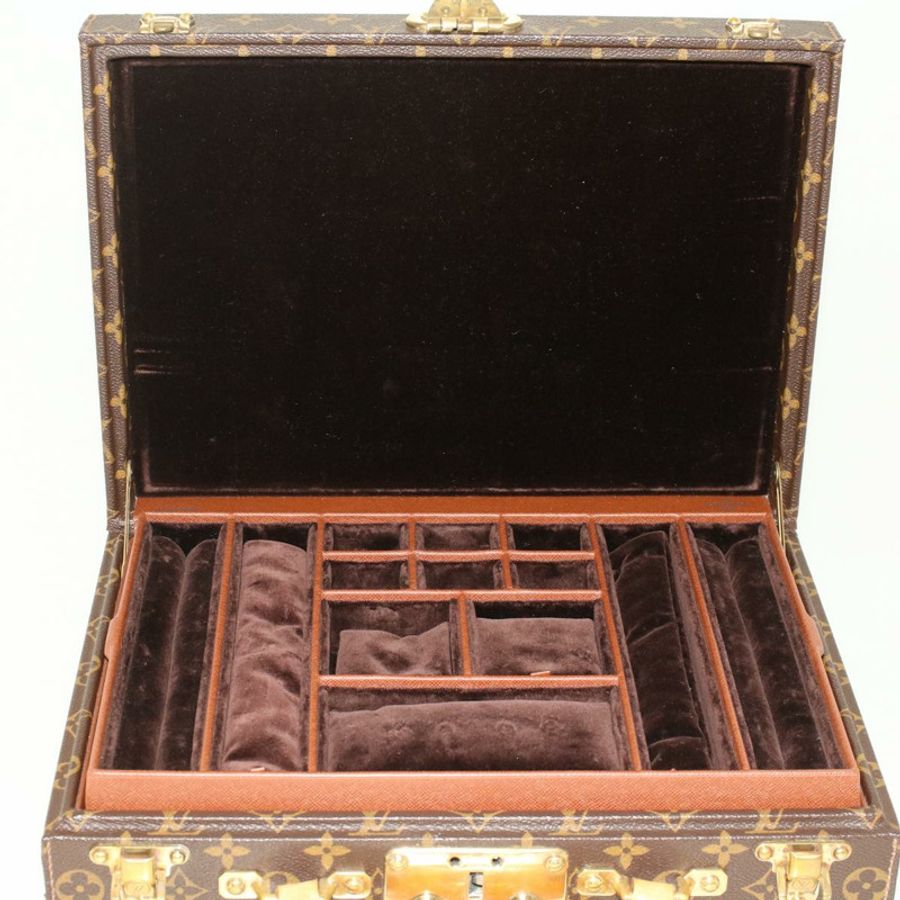【日本直送】路易威登 Monogram Boite Bijou Trunk M47120 LV Auth 49667SV-9