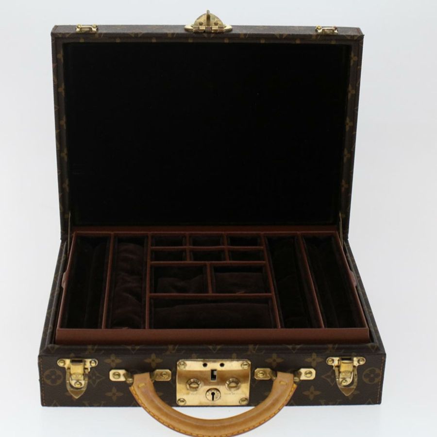 【日本直送】路易威登 Monogram Boite Bijou Trunk M47120 LV Auth 49667SV-19