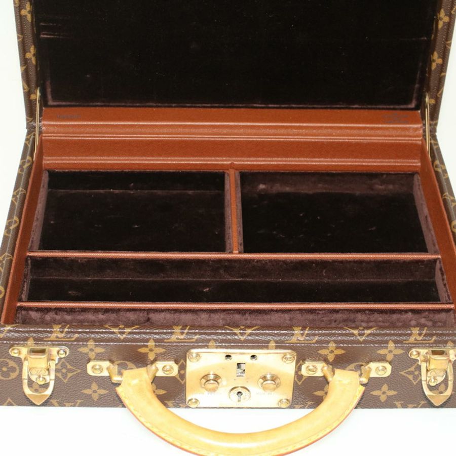 【日本直送】路易威登 Monogram Boite Bijou Trunk M47120 LV Auth 49667SV-24