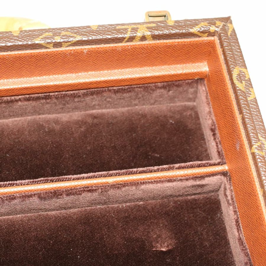 【日本直送】路易威登 Monogram Boite Bijou Trunk M47120 LV Auth 49667SV-98