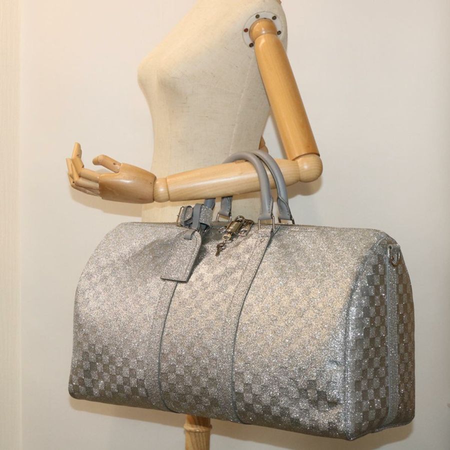 【日本直送】路易威登 Damier 閃光 Keepall Bandouliere 50 包 N58041 LV 正品 52528SV-25