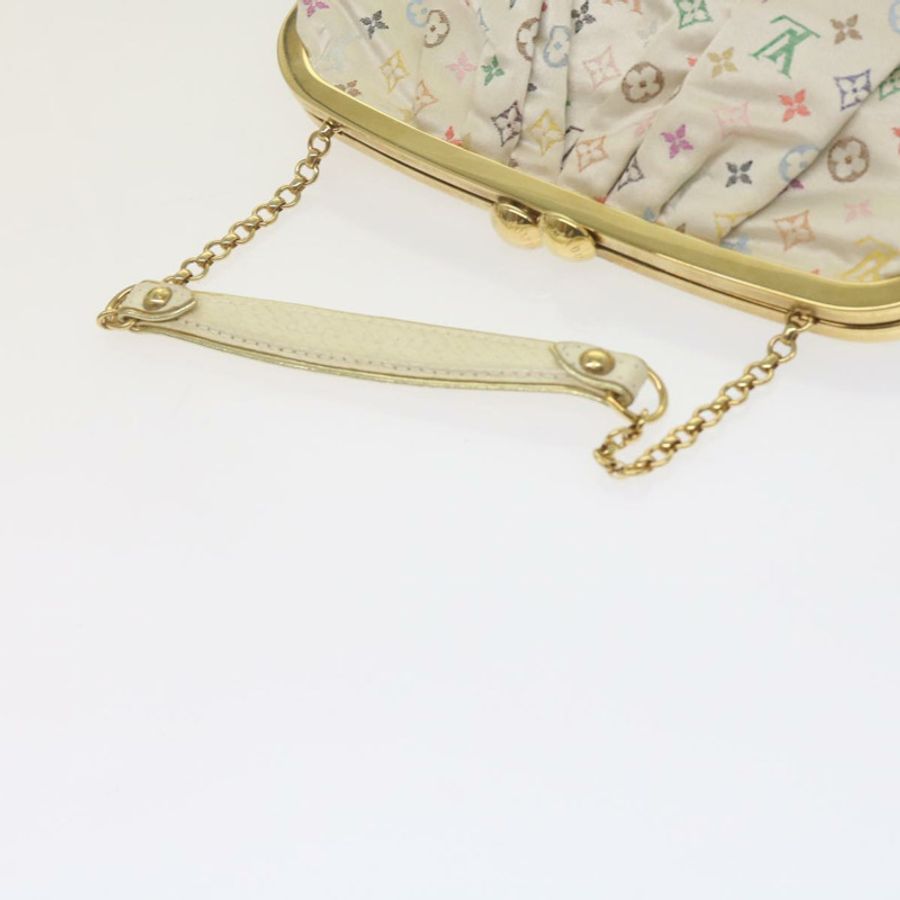 【日本直送】路易威登 Monogram Multicolor Omoniere 手提包 白色 LV 正品 62290SV-6