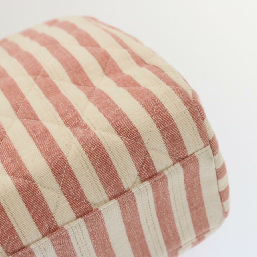【日本直送】香奈兒 (CHANEL) Matelasse 鏈條肩背包 帆布 白色 紅色 CC 正品 69059SAV-16