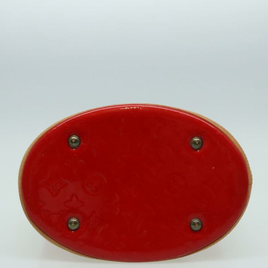 【日本直送】路易威登 Monogram Vernis 水桶 PM 單肩包 SPO 紅色 LV 正品 bs18759V-4