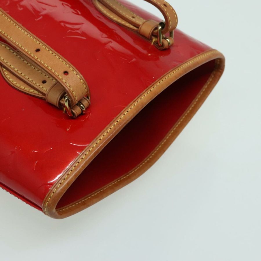 【日本直送】路易威登 Monogram Vernis 水桶 PM 單肩包 SPO 紅色 LV 正品 bs18759V-5