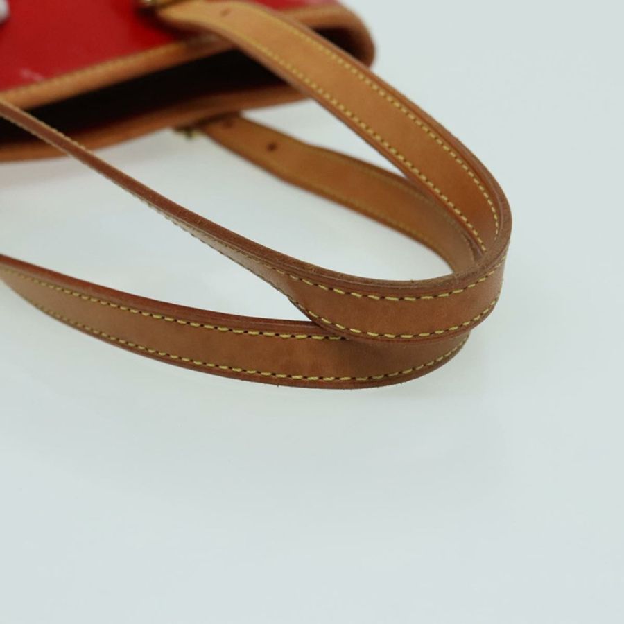 【日本直送】路易威登 Monogram Vernis 水桶 PM 單肩包 SPO 紅色 LV 正品 bs18759V-6