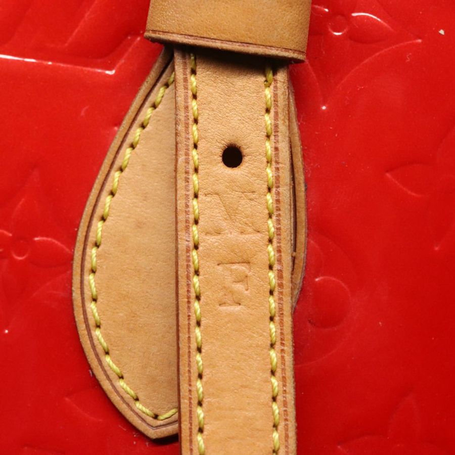 【日本直送】路易威登 Monogram Vernis 水桶 PM 單肩包 SPO 紅色 LV 正品 bs18759V-8