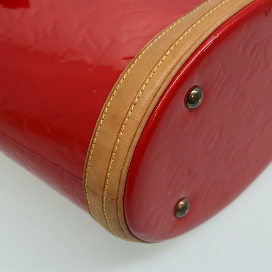 【日本直送】路易威登 Monogram Vernis 水桶 PM 單肩包 SPO 紅色 LV 正品 bs18759V-15