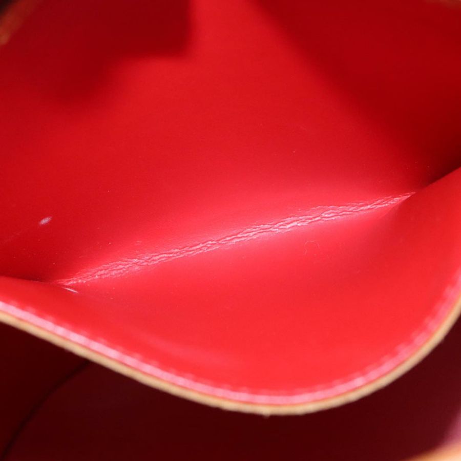 【日本直送】路易威登 Monogram Vernis 水桶 PM 單肩包 SPO 紅色 LV 正品 bs18759V-22