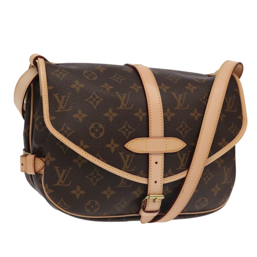 【日本直送】路易威登 Monogram Saumur 30 肩背包 M42256 LV 正品 103095SV-0