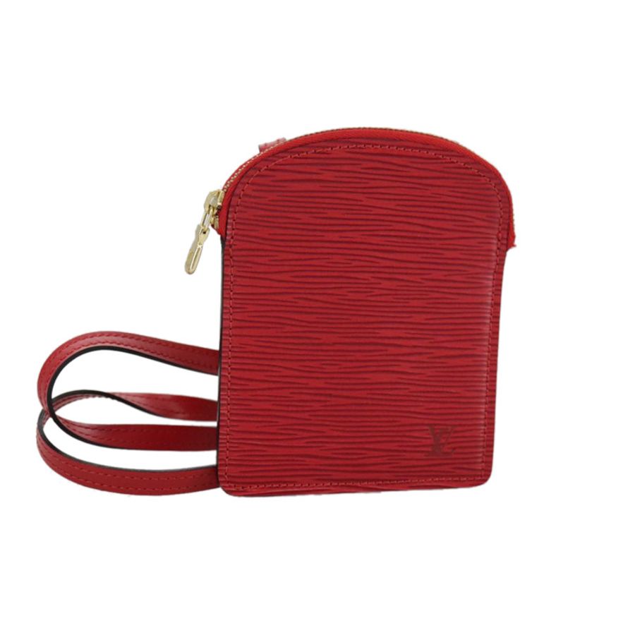 【日本直送】路易威登 Epi Pochette Secret Accessory Pouch SPO 紅色 LV Auth 95155SV-0