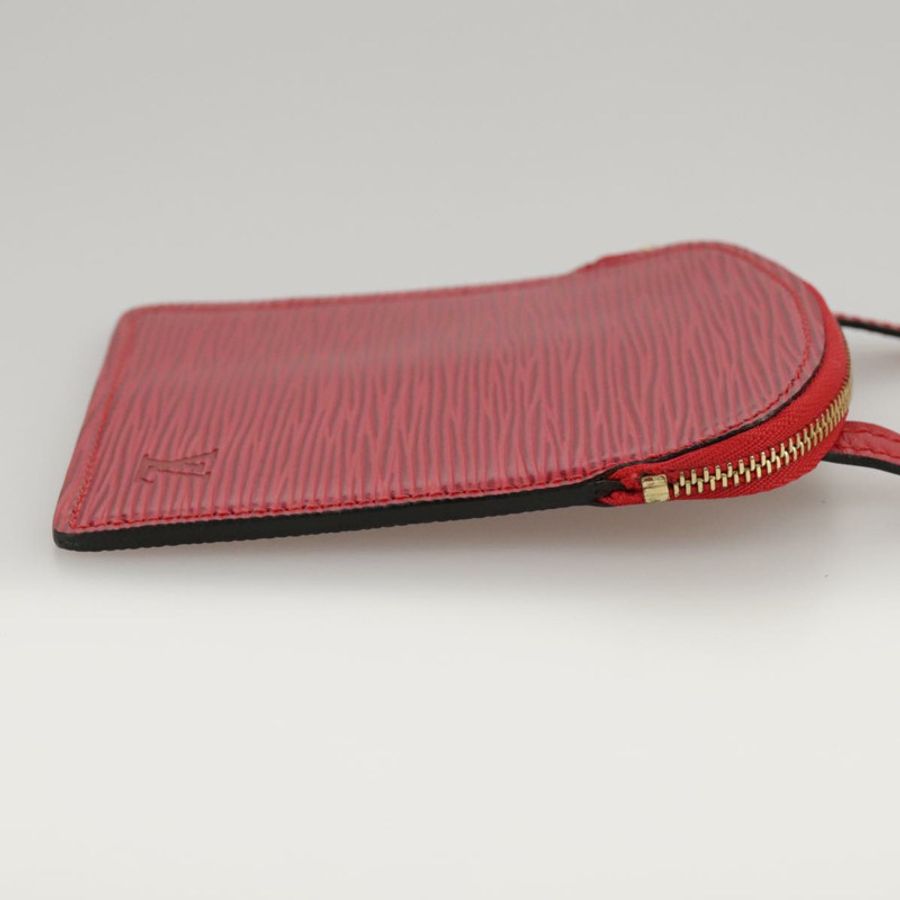 【日本直送】路易威登 Epi Pochette Secret Accessory Pouch SPO 紅色 LV Auth 95155SV-3