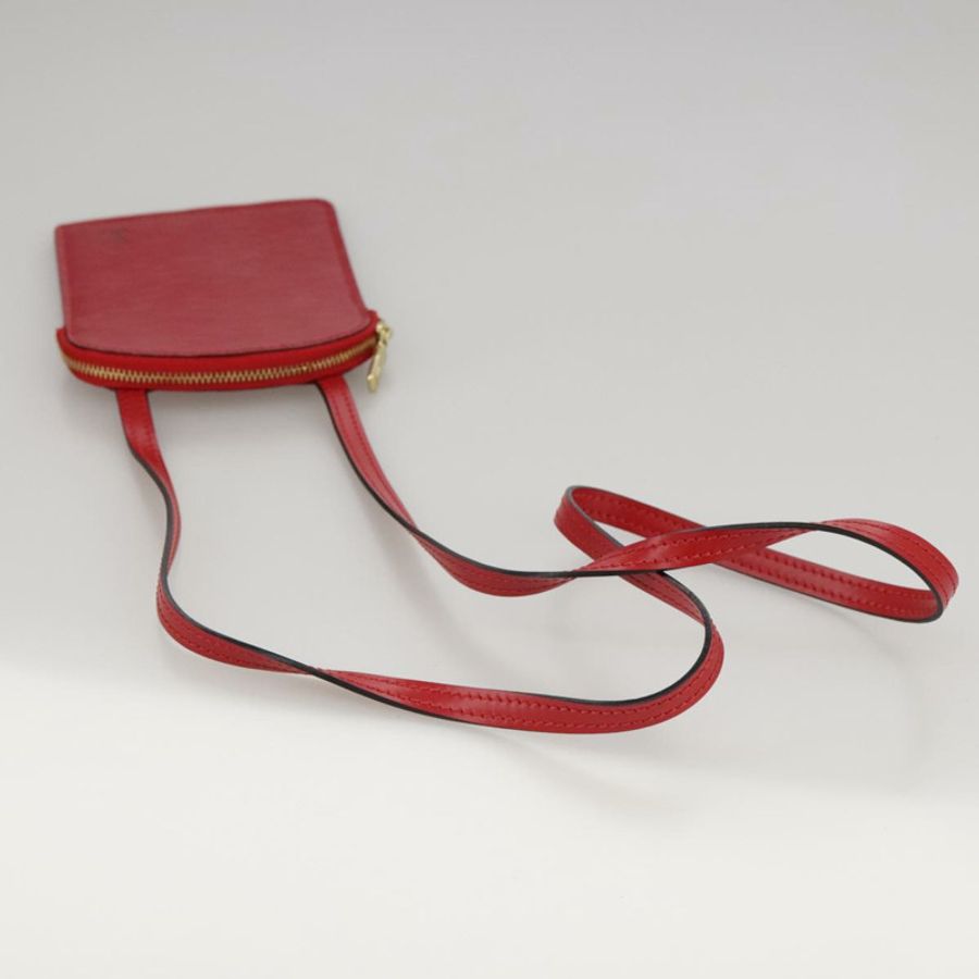 【日本直送】路易威登 Epi Pochette Secret Accessory Pouch SPO 紅色 LV Auth 95155SV-6