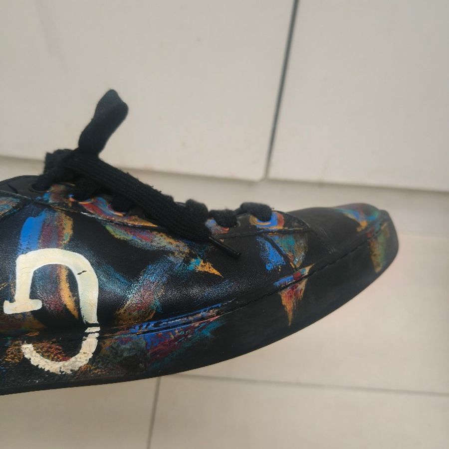 ㊣✨Gucci✨**尺寸10**古馳 彩染 塗鴉 球鞋 保齡球鞋 板鞋 休閒鞋/二手鞋/二手精品🌳二手樹屋🌳-22