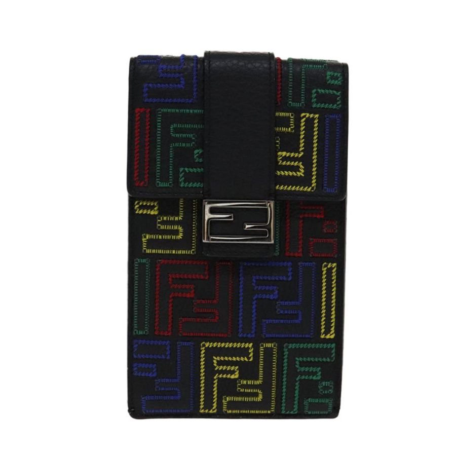 【日本直送】FENDI Zucca帆布手機套 皮革 多色 7AS120 正品 108838V-12
