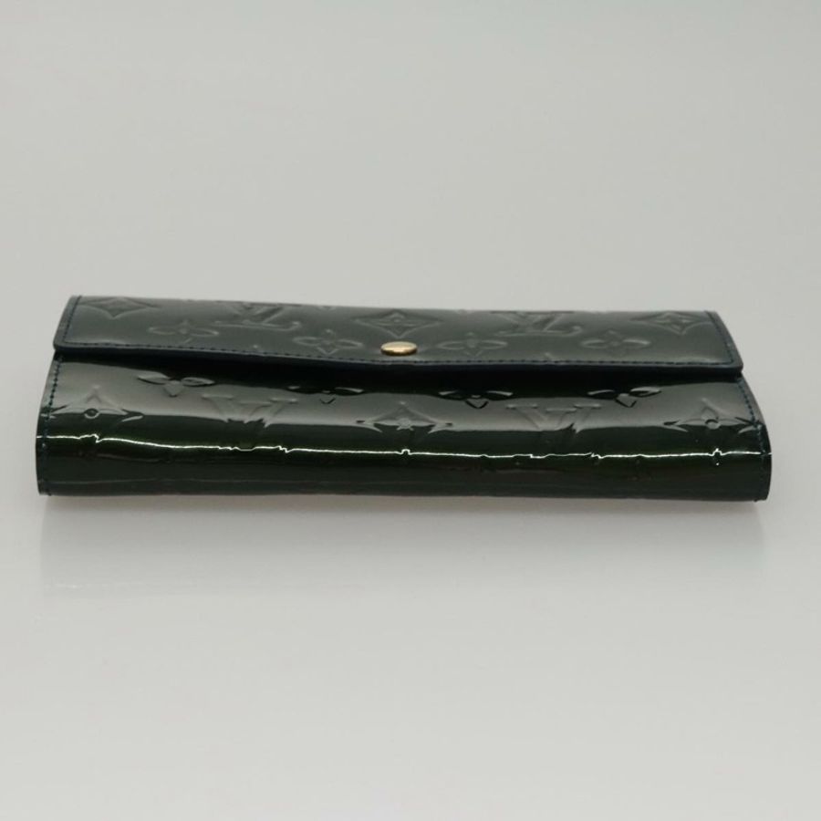 【日本直送】路易威登 Vernis Portefeiulle Sarah 長皮夾 Bluenuit M93667 正品 107764V-4