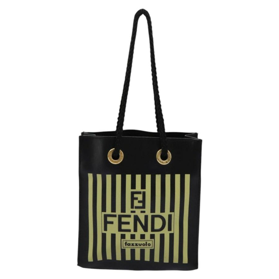 【日本直送】FENDI 迷你手提包 皮革 黑色 綠色 正品 104482V-1