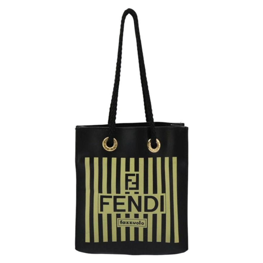 【日本直送】FENDI 迷你手提包 皮革 黑色 綠色 正品 104482V-12
