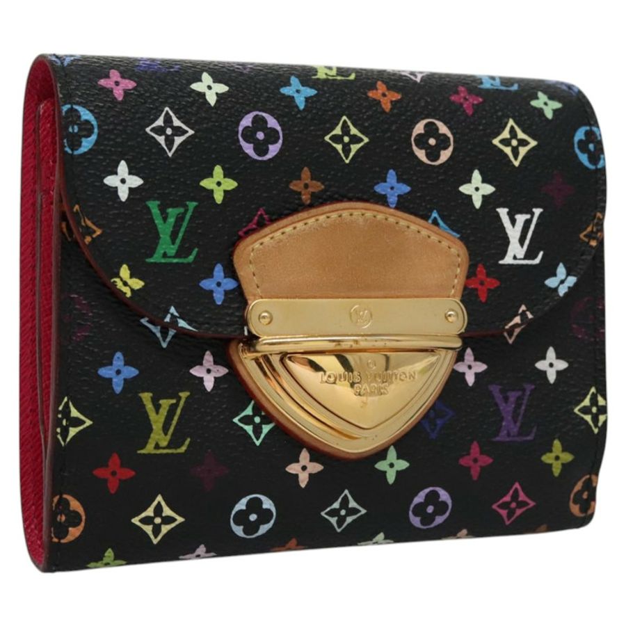 【日本直送】路易威登 Monogram Multicolor Portefeuille Joy 皮夾 M60282 LV Auth 99985V-0